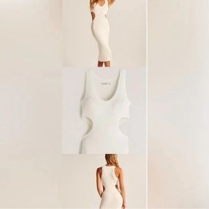 Abercrombie cream sweater dress